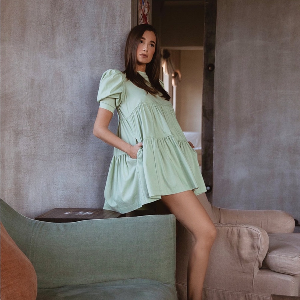 We Wore What Baby Doll Mini Dress